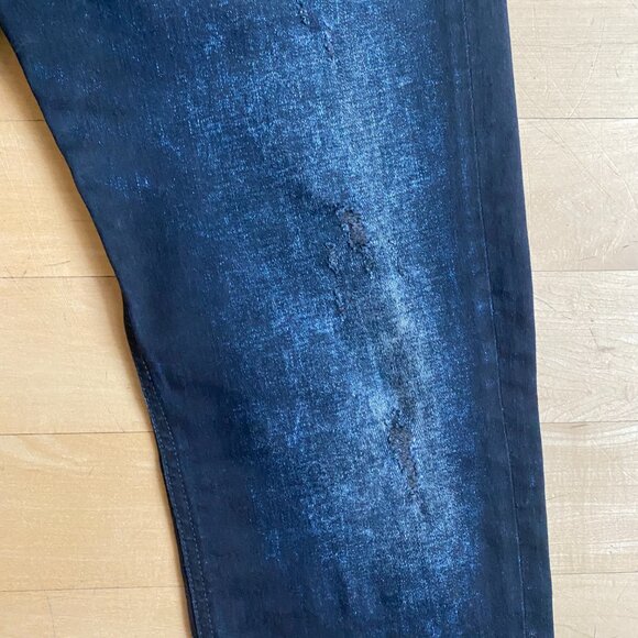 Diesel mens jeans "Sleenker" sz 33 button fly slim skinny distressed - Picture 3 of 8